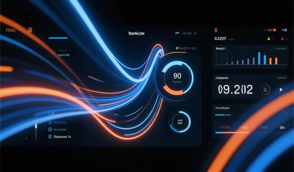 数据可视化与实时直播示意图