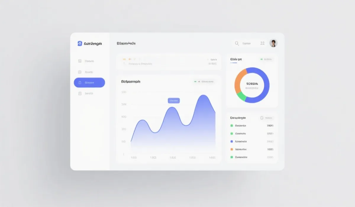 走势图与数据看板示意图